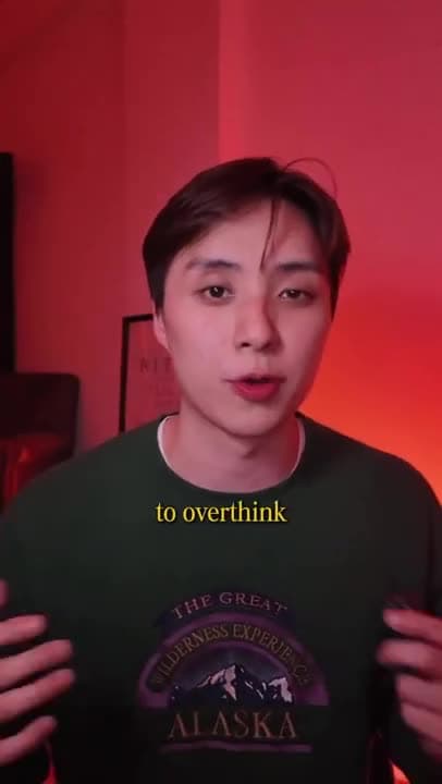 If you are going to overthink, then overthink the positives.