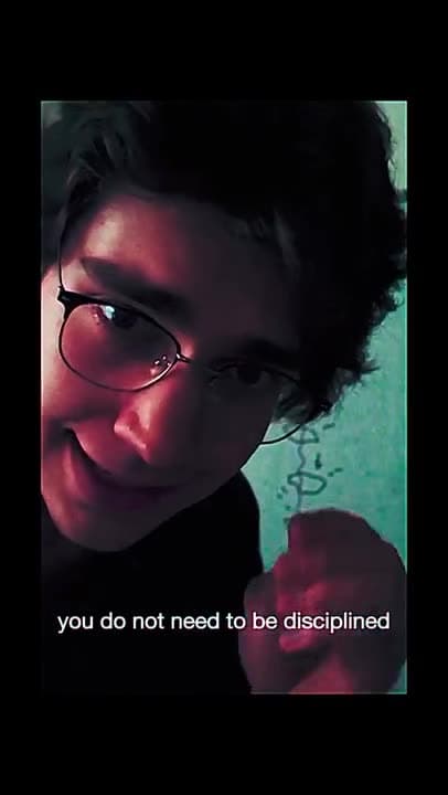 you do not need to be disciplined in order to get what you want
