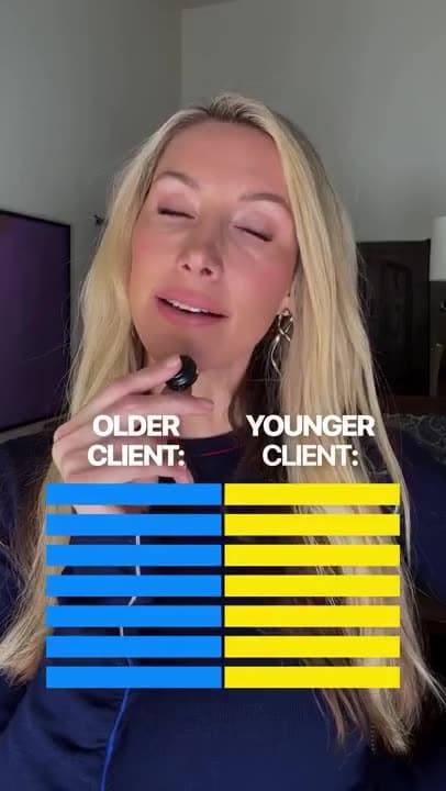 If your client is young, make it visual.