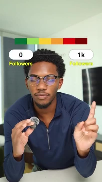 From zero to a thousand followers is pretty easy.