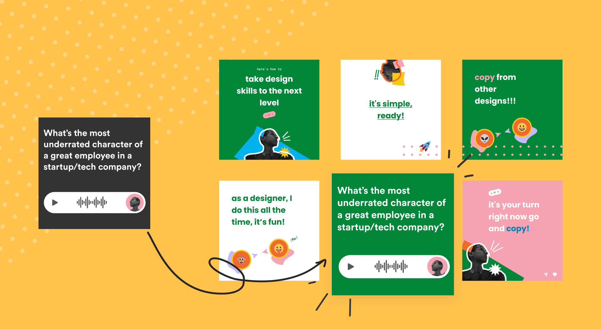 3 tips for Instagram creators to make audiogram videos.